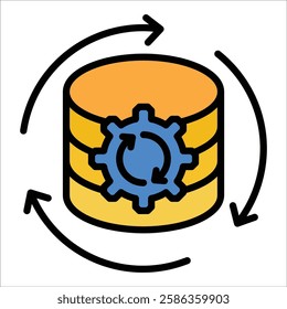Data Recovery Icon Element For Design