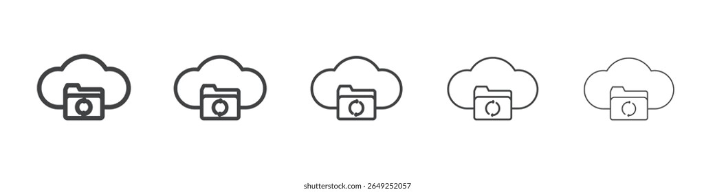 Data Recovery icon simple illustration collection symbol