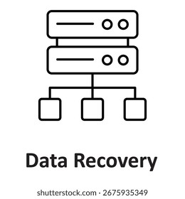  recuperação de dados Ícone de vetor que pode facilmente modificar ou editar

