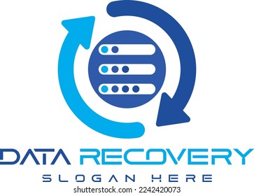 Data recovery, data recovery vector logo, Data