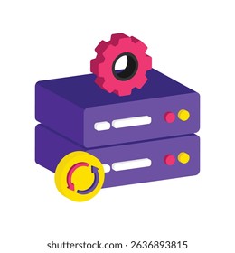 Data Recovery Vector style icon. Eps 10 file