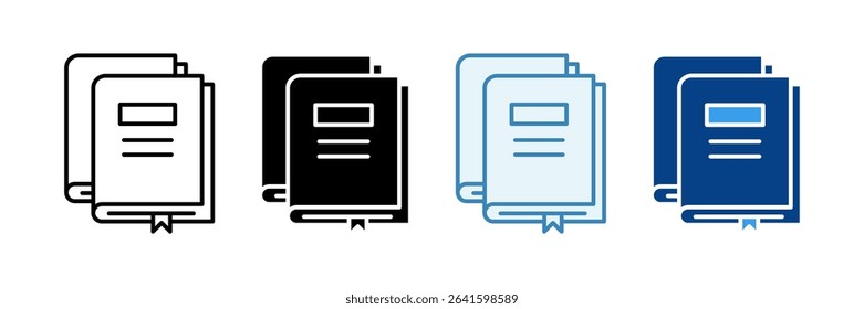 Data Reference Icon Set Multiple Style Collection