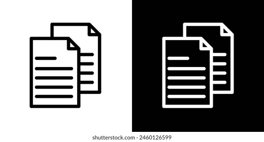 Conjunto de iconos de replicación de datos. Iconos para duplicar y copiar archivos de datos. Símbolo de duplicidad.