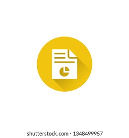 data report icon vector illustration
