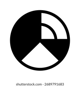 Ilustración de diseño de símbolo de Vector de icono de informe de datos