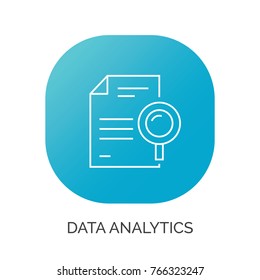 data research document icon