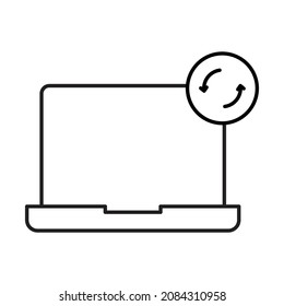 Data Restore Isolated Vector icon which can easily modify or edit

