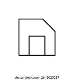 data save button icon vector