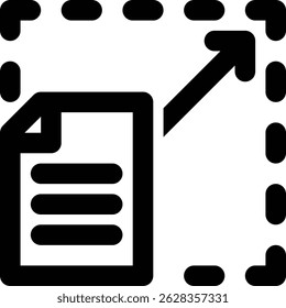 Ícone de Escalabilidade de Dados, Big Data, Estrutura de Tópicos de Dados