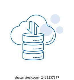 Data Science , Data Analysis, Data Mining, Vector Illustration Icon Design