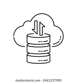 Data Science , Data Analysis, Data Mining, Vector Illustration Icon Design