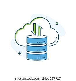 Data Science , Data Analysis, Data Mining, Vector Illustration Icon Design