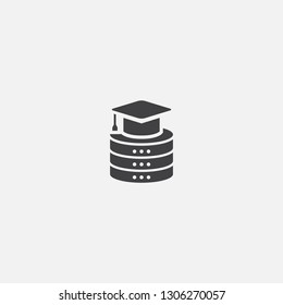 Data science base icon. Simple sign illustration. Data science symbol design. Can be used for web, print and mobile