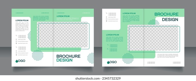 Data science diploma blank brochure design. Higher education. Template set with copy space for text. Premade corporate reports collection. Editable 4 paper pages. Arial, Archivo-Regular fonts used