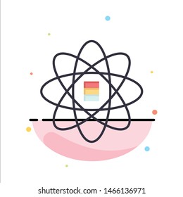 Data, Science, Data Science, Dollar Business Logo Template. Flat Color. Vector Icon Template background