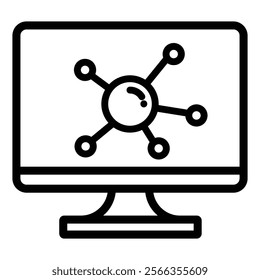 Data Science Icon Element For Design