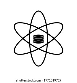 Data science icon symbol. Vector eps10