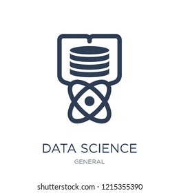 data science icon. Trendy flat vector data science icon on white background from general collection, vector illustration can be use for web and mobile, eps10