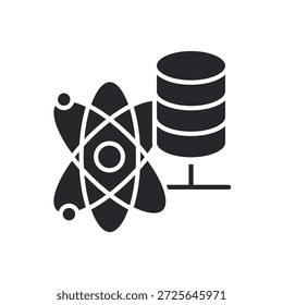 data science icons outline and Flat Style,transparent background	