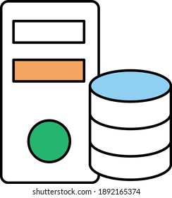Illustration von Datenwissenschaften Vektorgrafiken für nutzbare Symbole
