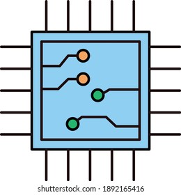 Illustration von Datenwissenschaften Vektorgrafiken für nutzbare Symbole