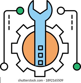 Data Science Illustration Vectors Useable Icons Stock Vector (Royalty ...