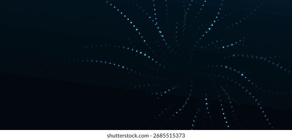 Apresentação de negócios corporativos sobre o plano de fundo abstrato da tecnologia da ciência de dados