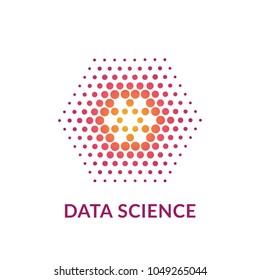 Data science vector icon.