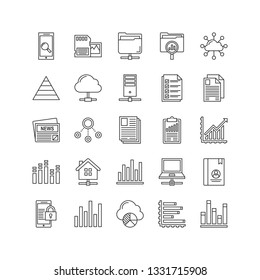 Data Science Vector Icons Set 2