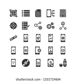 Data Science Vector Icons Set 4