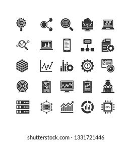 Data Science Vector Icons Set 1