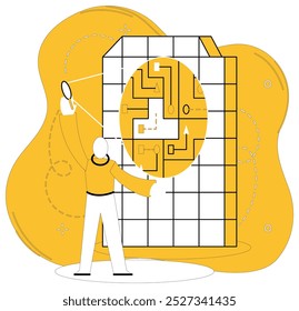 Data science vector illustration. Big data is raw material awaiting sculptors touch in realm analytics In landscape information, data science is compass navigating uncertainty Analytics