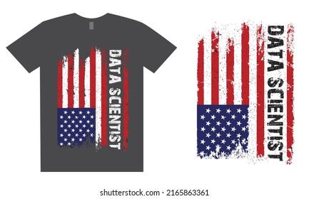 Data Scientist T Shirt Design Template