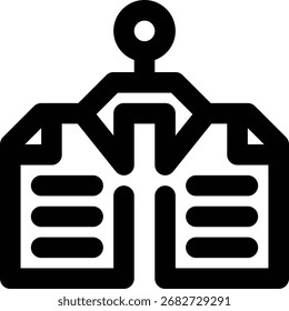 Data Scraping, Data Gathering Outline Icon