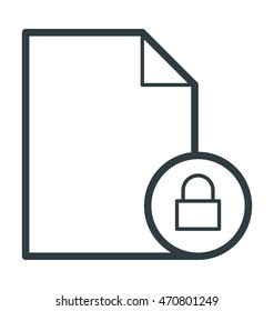 Data Security Colored Vector Icon