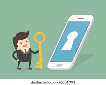 Data Security Concept. Business Concept Illustration