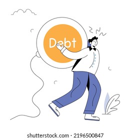 Data security flat illustration, editable design 