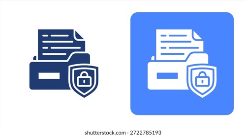 GlifoIlustración de icono de color de dos tonos y fondo contrastante