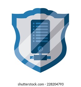 data security graphic design , vector illustration