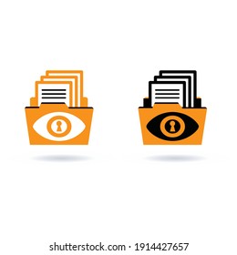 Data Security Icon Design Concept