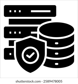Data Security Icon Element For Design
