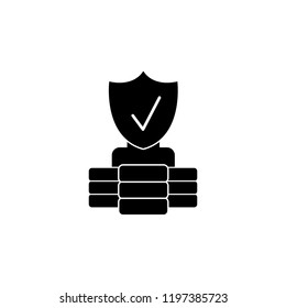 data, security icon. Element of gdpr icon for mobile concept and web apps.Detailed data, security icon can be used for web and mobile