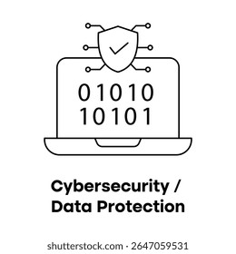 Data Security Icon, Information Protection, Cyber Network Icon, Security System, Online Defense, Safe Access, Data Guard, Security Icon, Internet Protection, IT Shield