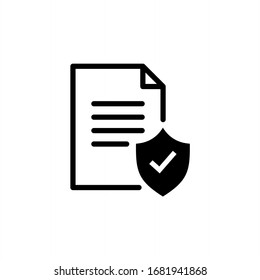 Data security icon vector illustration