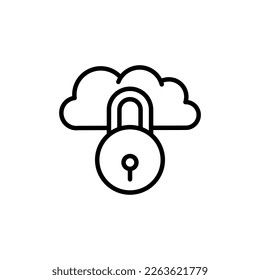 Data Security icon in vector. Logotype