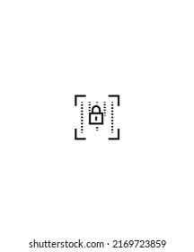 data security icon,vector best line icon.