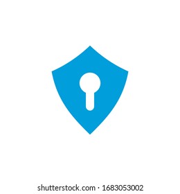 Data security logo template vector icon design