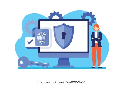 Data Security and Privacy Protection Ensuring Digital Safety with Advanced Encryption and Fingerprint Authentication	