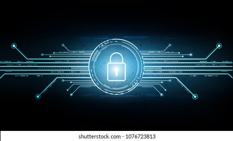data security technology communication vector design illustration