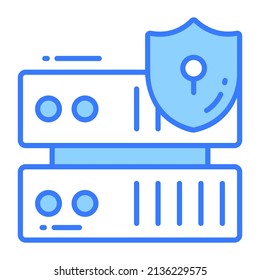 data security vector icon. Illustration for graphic and web design.